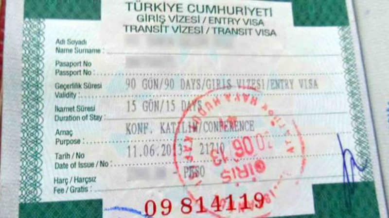  Demandes de Visa: Note importante de l’Ambassade de Turquie
