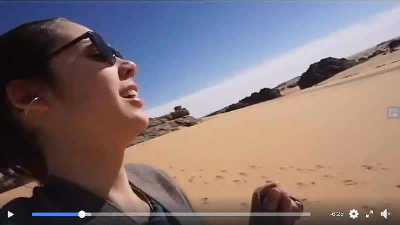  Vidéo:Une touriste française raconte son voyage à Djanet