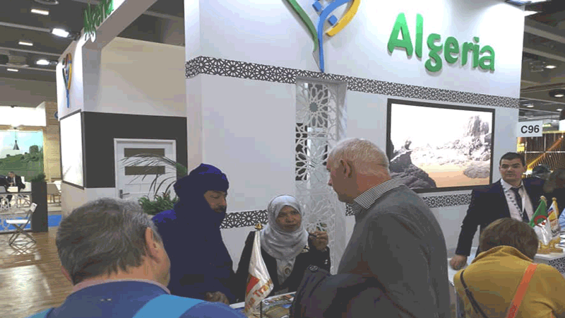  Photos: Le stand de l’Algérie à la bourse du tourisme de Milan