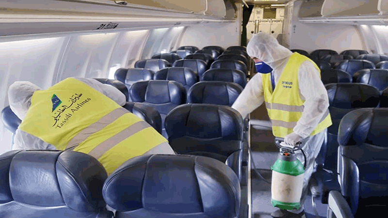  Coronavirus: Tassili Airlines désinfecte toute sa flotte