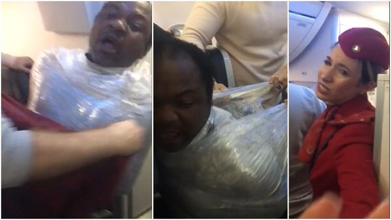  Vidéo: Un passager « emballé comme un colis » à bord d’un avion de Turkish Airlines
