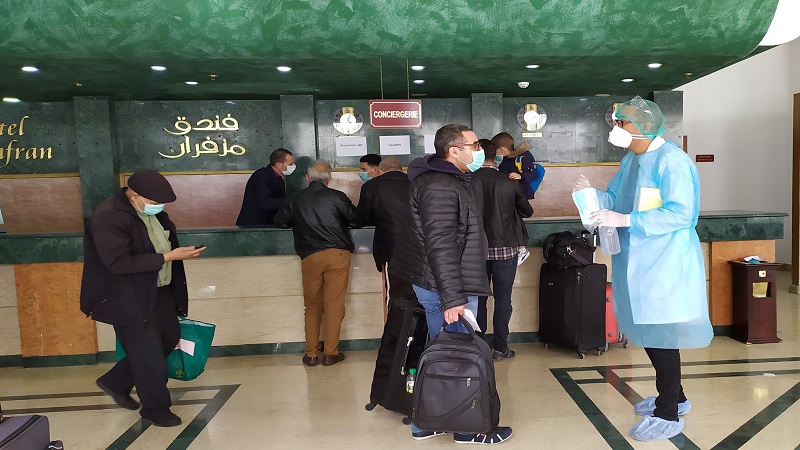  9.700 algériens rapatriés  pris en chargé au niveau de 63 hôtels