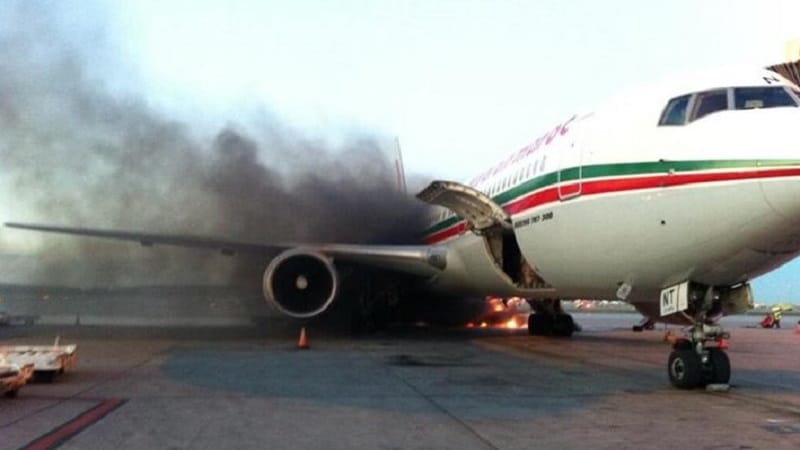  Un avion de Royal Air Maroc atterrit avec un moteur en feu