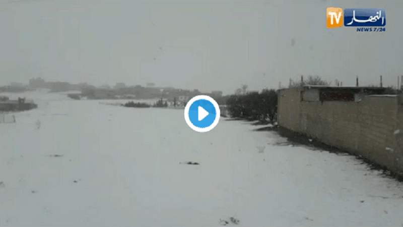  Vidéo: La neige sur les hauteurs de Sétif