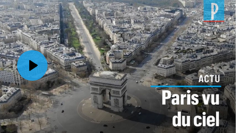  Vidéo: Les images saisissantes des rues de Paris presque vides