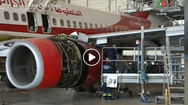 Vidéo: Découvrez la base de maintenance d’Air Algérie