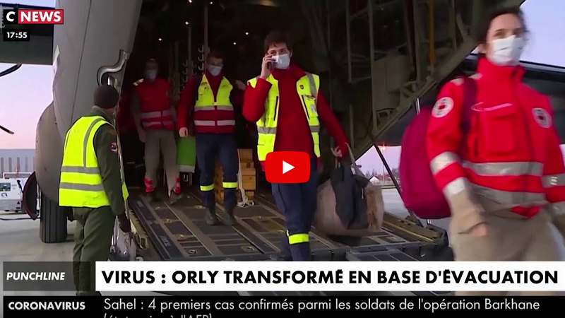  Vidéo: L’aéroport Paris-Orly transformé en base sanitaire