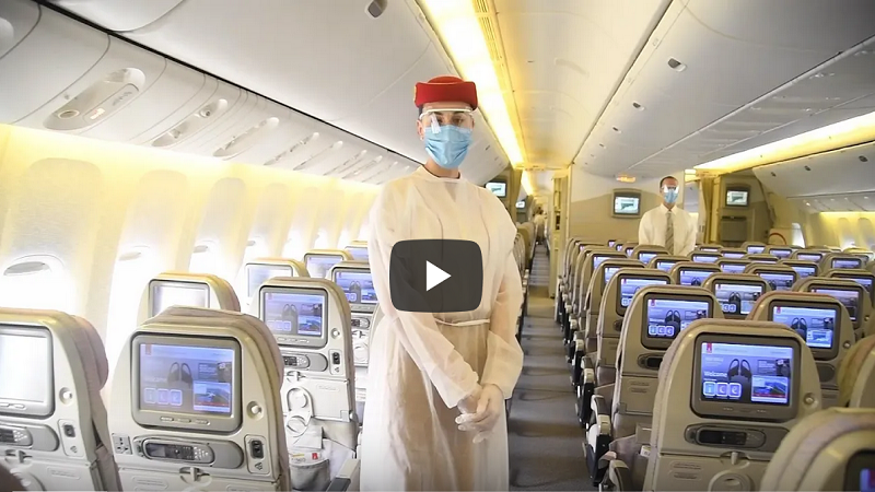  Vidéo: Les mesures sanitaires d’Emirates Airlines