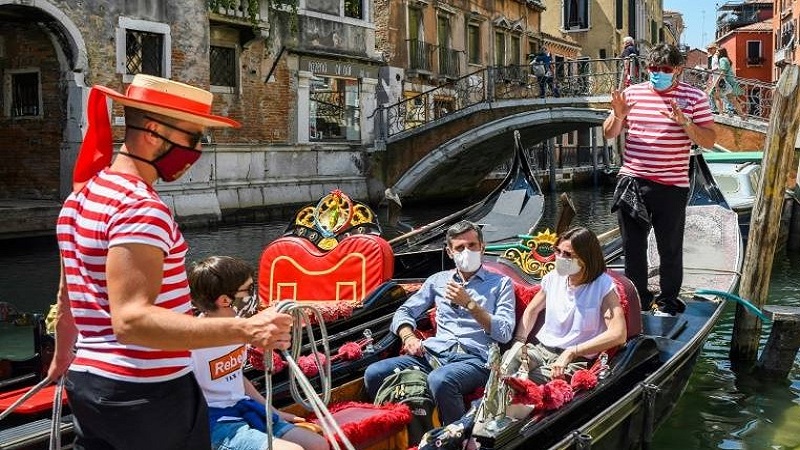  Italie: Les touristes sont de retour à Venise