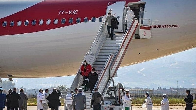  Aéroport d’Alger: 17.128 algériens rapatriés via 123 vols