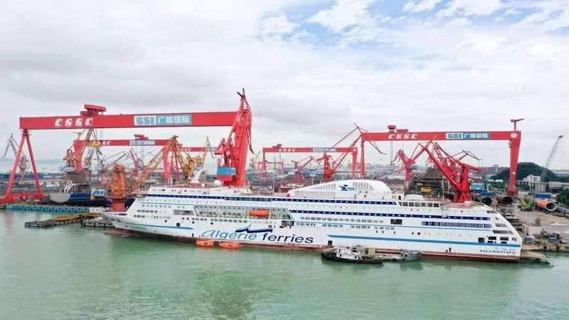  Algérie Ferries: Le nouveau navire sera bientôt mis en service