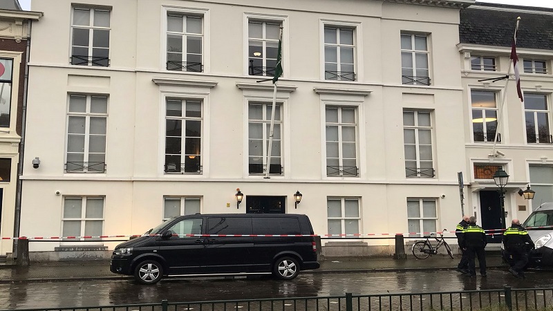  Pays Bas: L’ambassade d’Arabie saoudite attaquée