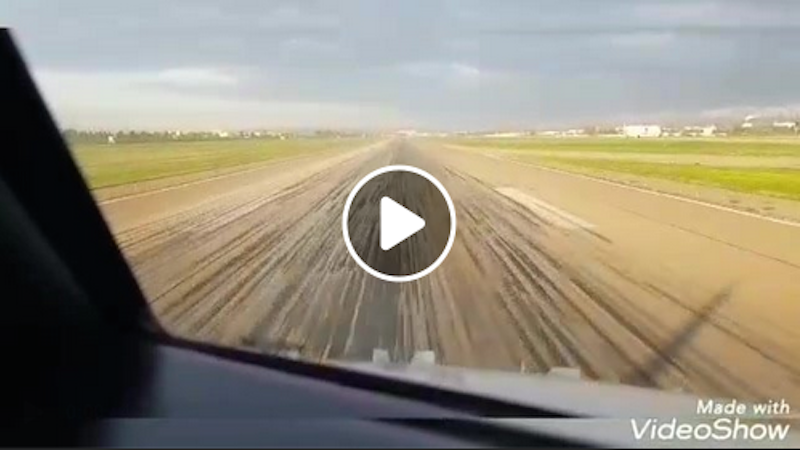  L’atterrissage d’un avion d’Air Algérie filmé depuis le cockpit