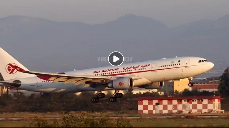  Air Algérie: Atterrissage en douceur d’un avion à l’aéroport d’Alger