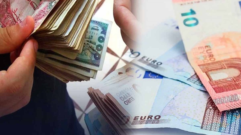 taux change euro dinar